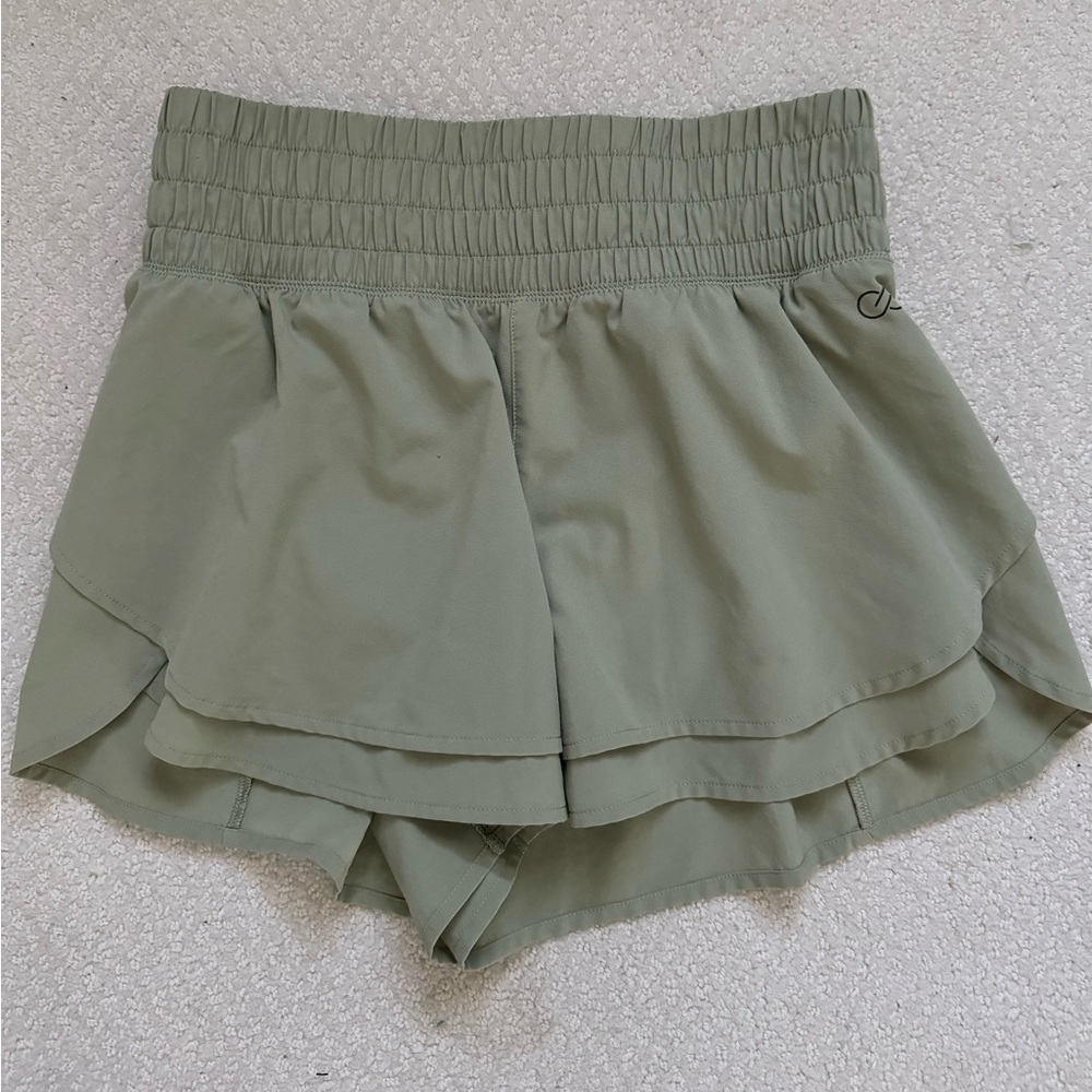 Calia High Waisted Frill Shorts